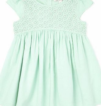 Bhs Girls Mint Crochet Dress, multi 9269669530