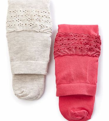 Bhs Girls Multi Frill 2 Pack Tights, multi 1495439530