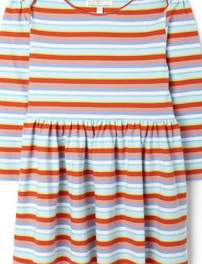 Bhs Girls Multi Jersey Striped Dress, multi 9268639530