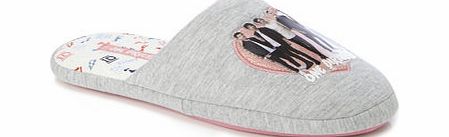 Bhs Girls One Direction Mule Slippers, grey 1115130870