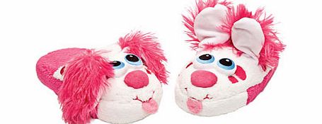 Bhs Girls Pink Perky Pink Puppy Stompeez Slippers,