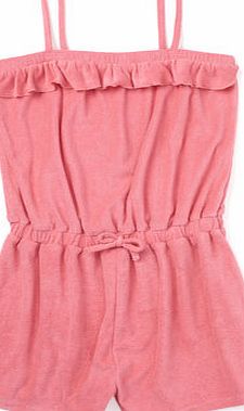 Bhs Girls Pink Towelling Playsuit, pink 1076570528