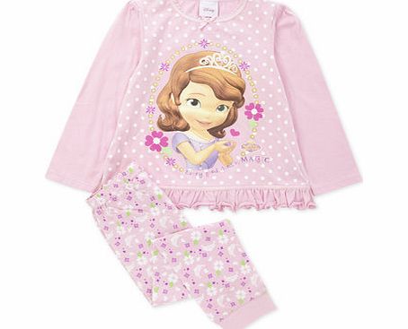 Bhs Girls Princess Sofia Pyjamas, pale pink 8890033511