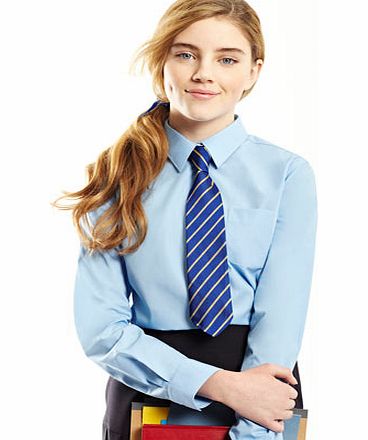 Bhs Girls Senior Girls 2 Pack Long Sleeve Non-Iron