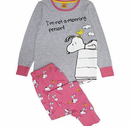 Bhs Girls Snoopy Pyjamas, blue multi 8881510214