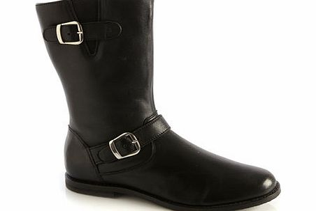 Girls #TammyGirl Black Leather Boots, black