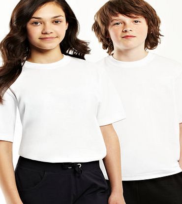 Bhs Girls White Senior Unisex 2 Pack School