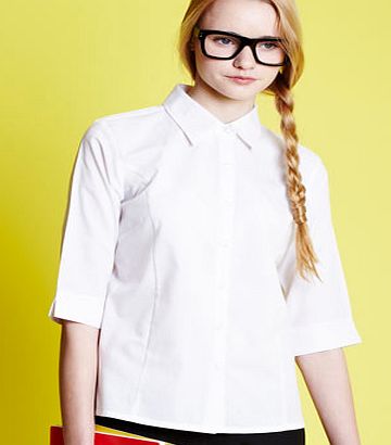 Bhs Girls White Tall Senior Girls School Blouse,