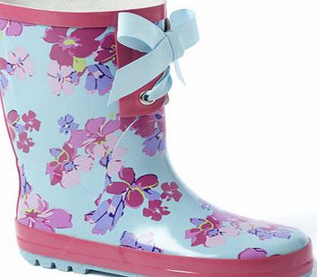 Bhs Girls Younger Girls Floral Wellies, multi