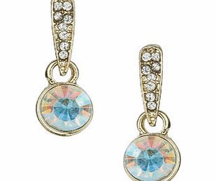 Bhs Gold Iridescent Stone Earring, crystal 12175720240