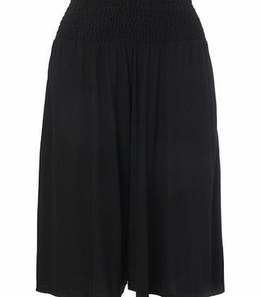 Bhs Great Value Black Smock Jersey Short, black