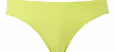 Great Value Chartreuse Bikini Bottoms, green