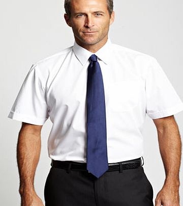 Bhs Great Value White Point Collar Shirt, White