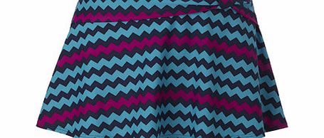 Green Multi Great Value Chevron Print Skirtini,