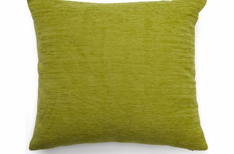 Bhs Green plain chenille cushion, green 969699533