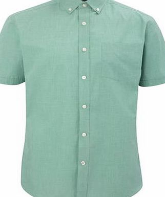 Bhs Green Plain Shirt, Green BR51V03GGRN