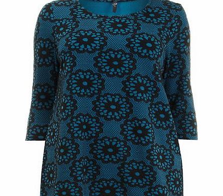 Bhs Green Textured Top, green 12613549533