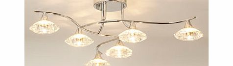 Bhs Greta 5 light Flush, chrome 9734860409