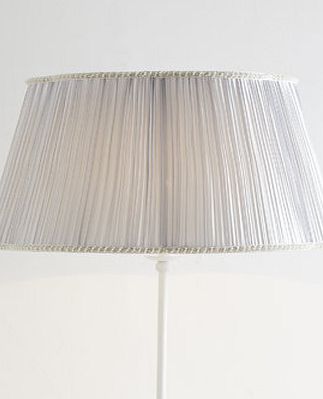 Bhs Grey Bead Trim Shade - Large, grey 39701300870