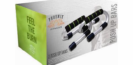 Bhs Grey/black Pheonix Fitness Push Up Bars x 2,