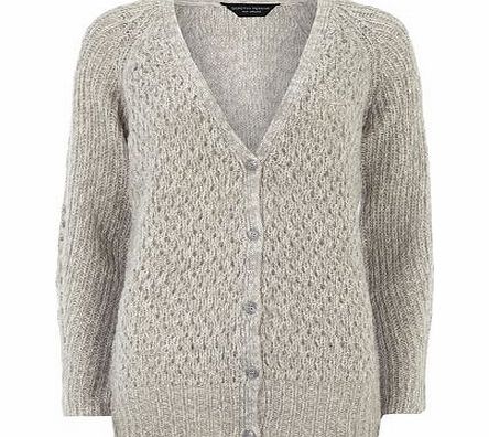 Bhs Grey Bobble Cardigan, grey 19126390870