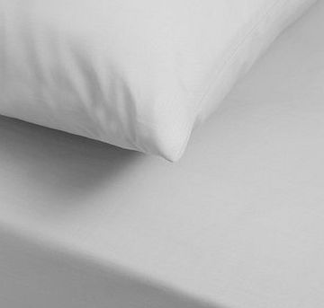 Bhs Grey brushed cotton standard pillowcase, grey