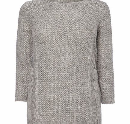 Bhs Grey Cable Side Jumper, grey 587440870