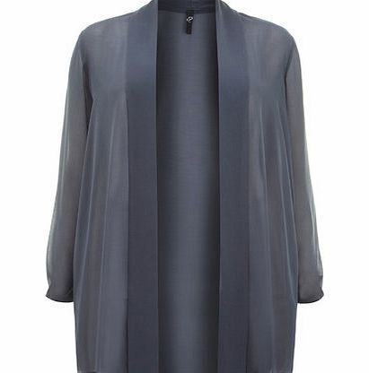 Bhs Grey Chiffon Duster Cover Up, grey 12612690870