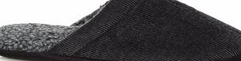 Bhs Grey Cord Memory Foam Mule Slippers, Grey