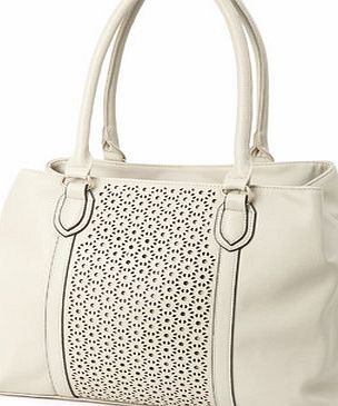 Bhs Grey Cut Out Panel Tote, grey 3126490870