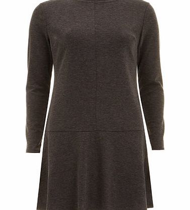 Bhs Grey Drop Waist Dress, grey 19123680870