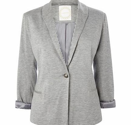 Grey Jersey Blazer, grey 9852800870
