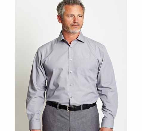 Bhs Grey Long Sleeved Shirt, Grey BR66L01FGRY