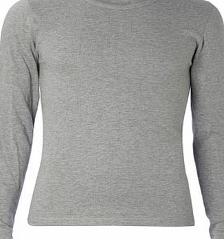 Bhs Grey Long Sleeved Thermal Top, Grey BR60M08DGRY