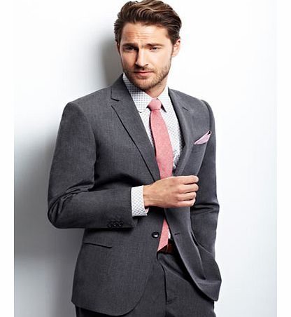 Grey Machine Washable Suit Jacket, Grey