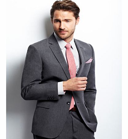 Bhs Grey Machine Washable Suit Jacket, Grey