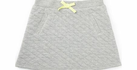 Bhs Grey Marl Quilted Jersey Skirt, grey marl
