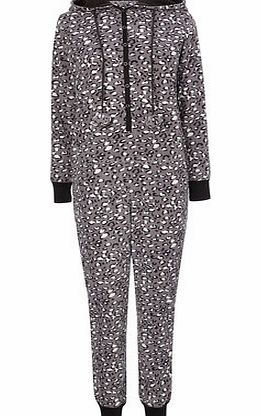 Bhs Grey Multi Womens Animal Onesie, grey multi