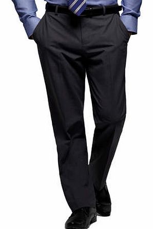 Bhs Grey Shadow Check Regular Fit Suit Trousers,