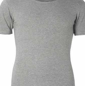Bhs Grey Short Sleeve Thermal Top, Grey BR60M07DGRY