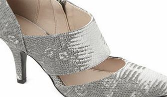 Bhs Grey Snake Point Shoeboots, pink 2845768095