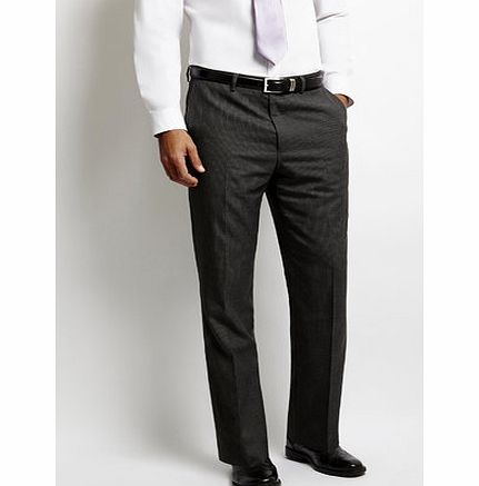 Bhs Grey Stripe Regular Fit Trousers, Grey BR64G10FGRY