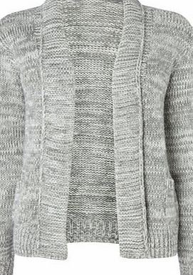 Bhs Grey Textured Edge Cardigan, grey 18980090870