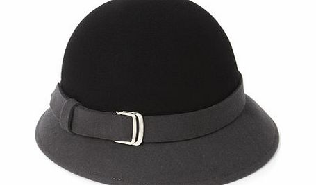 Bhs Grey Two Tone Cloche Hat, grey 6609560870