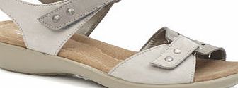 Bhs Grey Wide Fit Special Double Comfort Sandals,