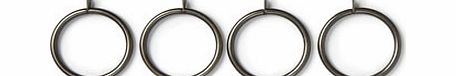 Bhs Harrison Drape Victoria Curtain Rings Pack of 4,