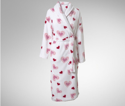 bhs Heart print supersoft robe