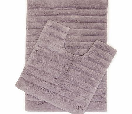 Bhs Heather Ultimate Hotel bath mats, heather