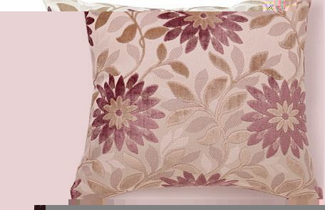 Bhs Heather velvet floral cushion, heather 1843641334