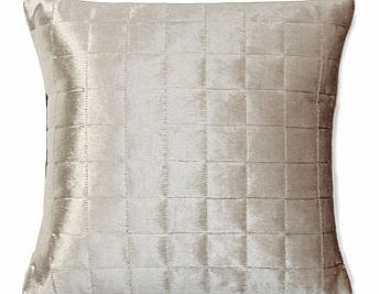 Holly Willoughby Quilted Square Cushion, mocha